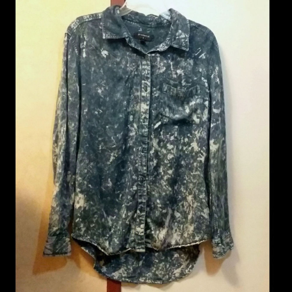 Bleach washed jacket